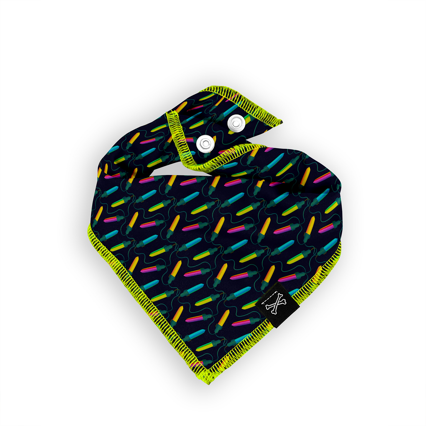 Christmas Lights Dog Bandana • Personalized Dog Bandana