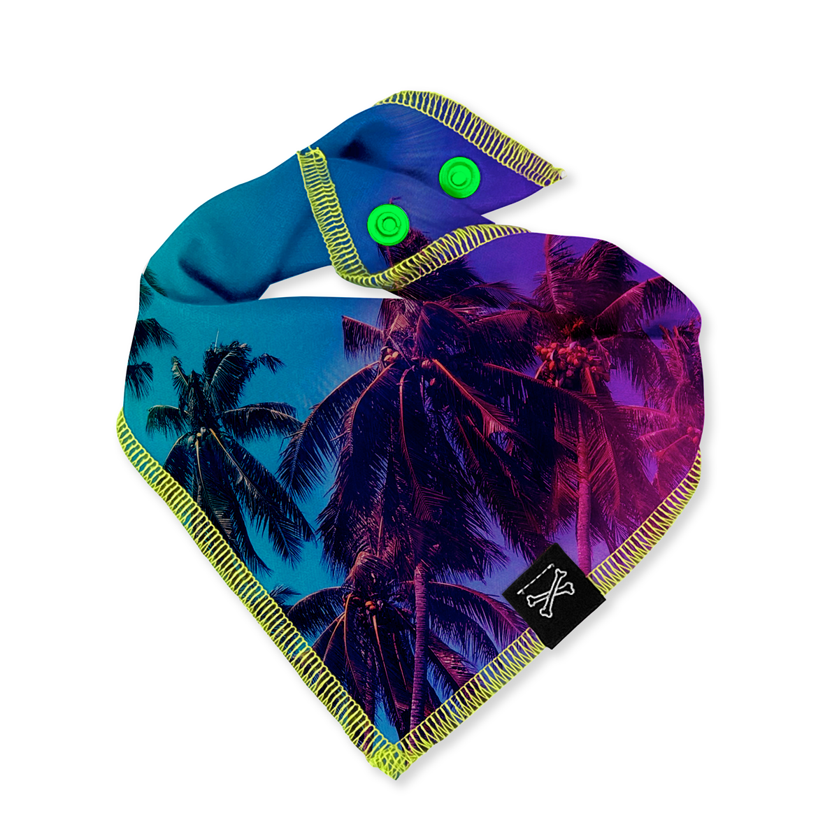 Newport Nights on the Beach Dog Bandana • Personalized Dog Bandana