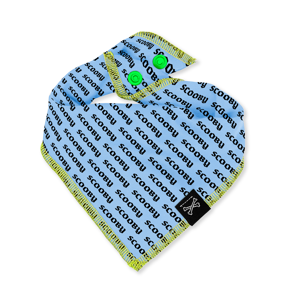 Street Cred Blue Dog Bandana • Personalized Dog Bandana