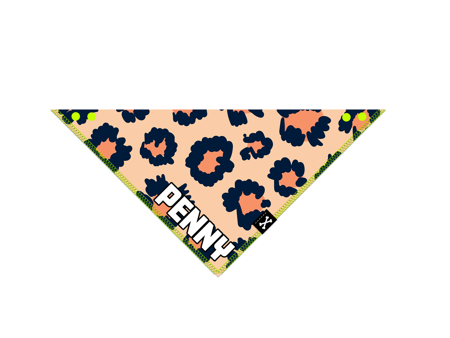 Wild Side Cheetah Dog Bandana • Personalized Dog Bandana