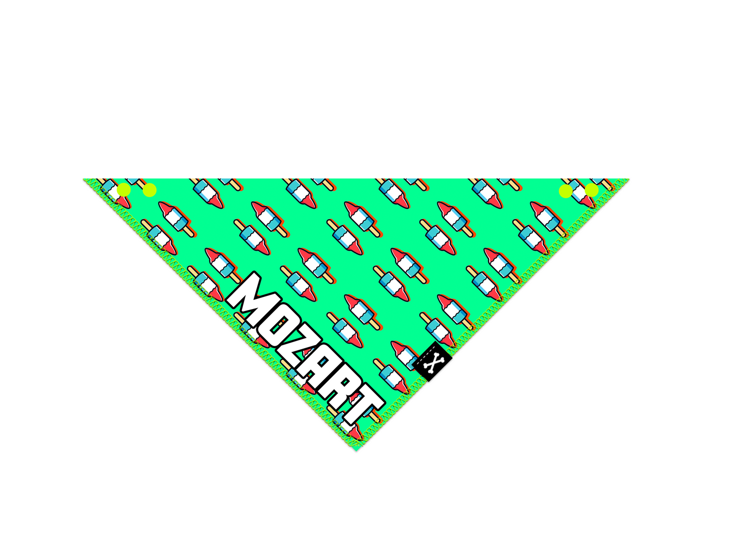 Freedom Rockets Patriotic Dog Bandana • Personalized Dog Bandana
