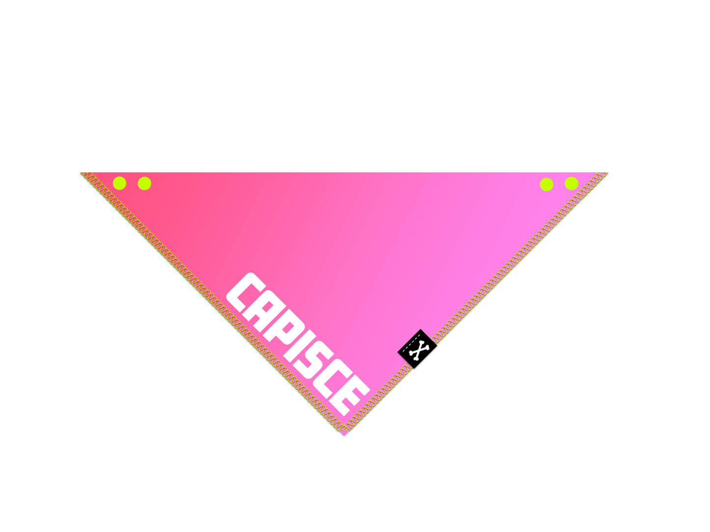 Pinkies Up Dog Bandana • Personalized Dog Bandana